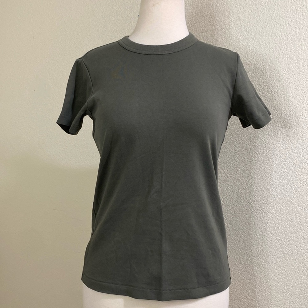 Uniqlo Cotton Green Cotton Small